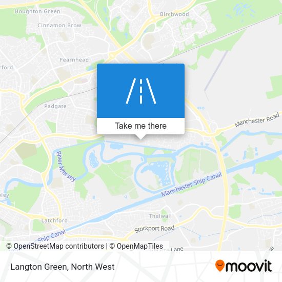 Langton Green map