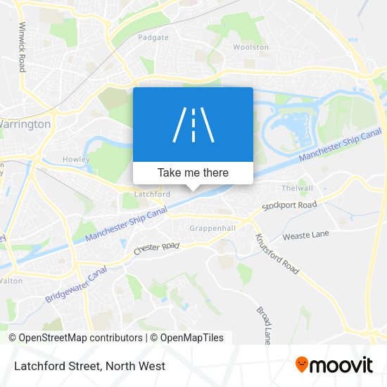 Latchford Street map
