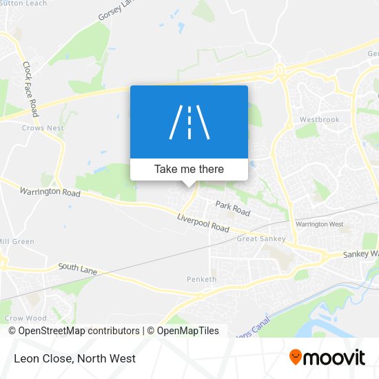 Leon Close map
