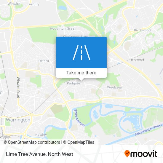 Lime Tree Avenue map