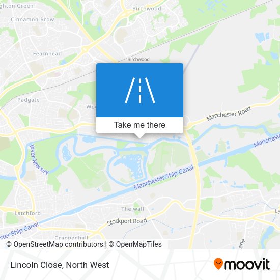Lincoln Close map