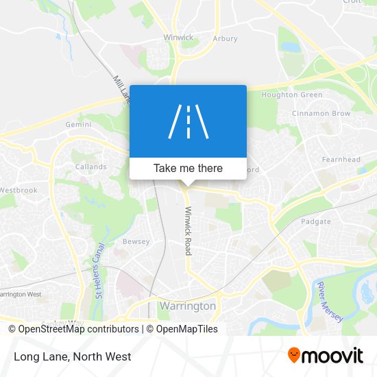 Long Lane map