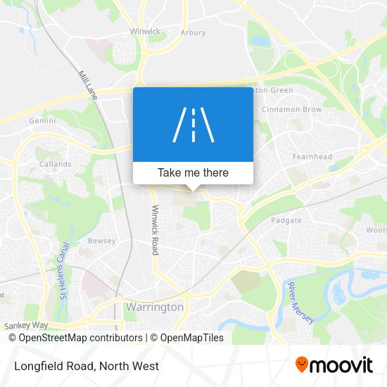Longfield Road map