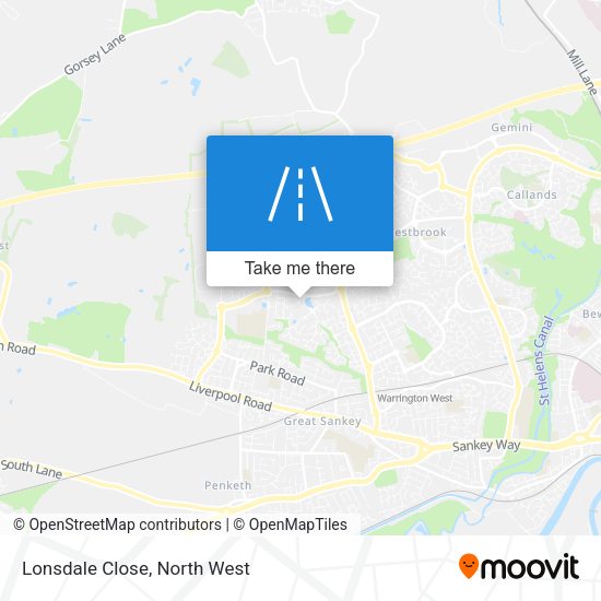 Lonsdale Close map
