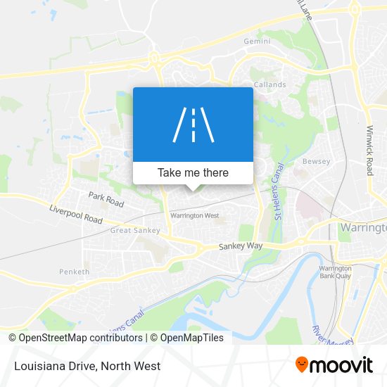 Louisiana Drive map