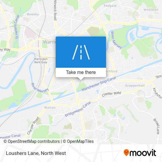 Loushers Lane map