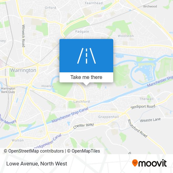 Lowe Avenue map