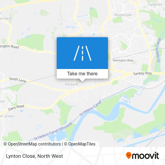 Lynton Close map