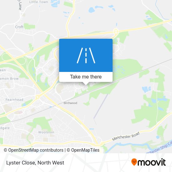 Lyster Close map