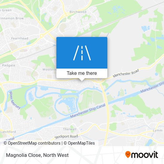 Magnolia Close map