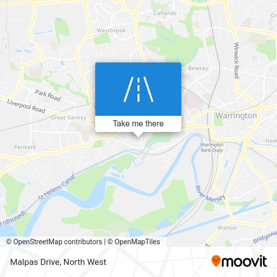 Malpas Drive map