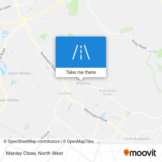 Manley Close map