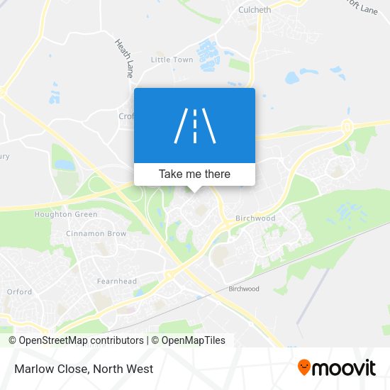 Marlow Close map