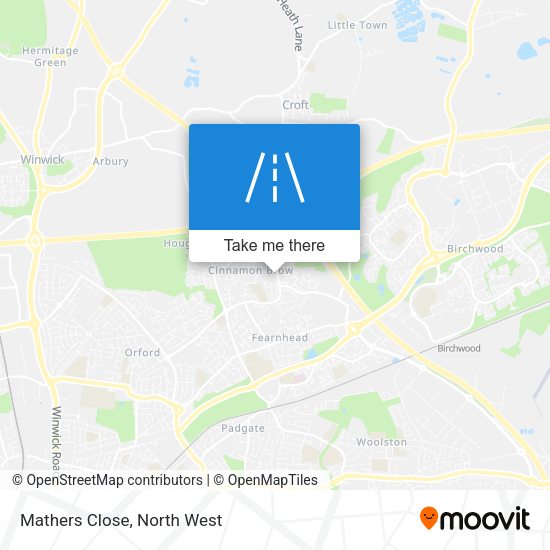 Mathers Close map