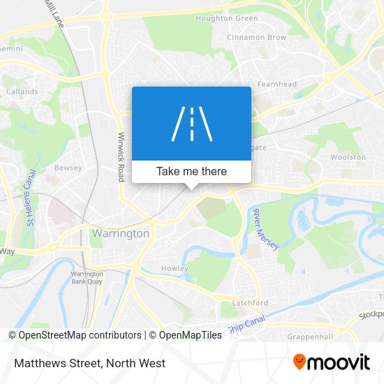 Matthews Street map