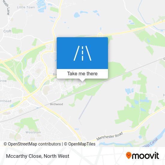 Mccarthy Close map