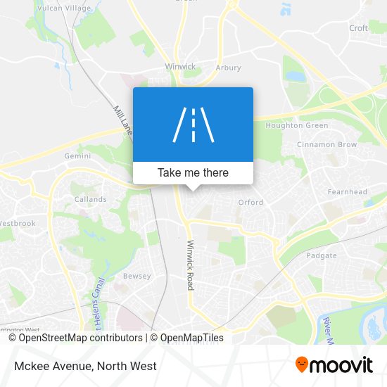 Mckee Avenue map