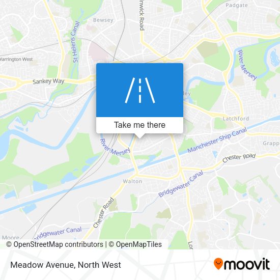 Meadow Avenue map