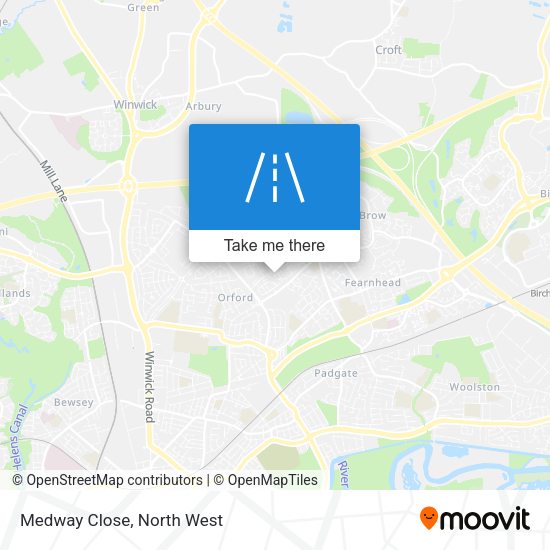Medway Close map