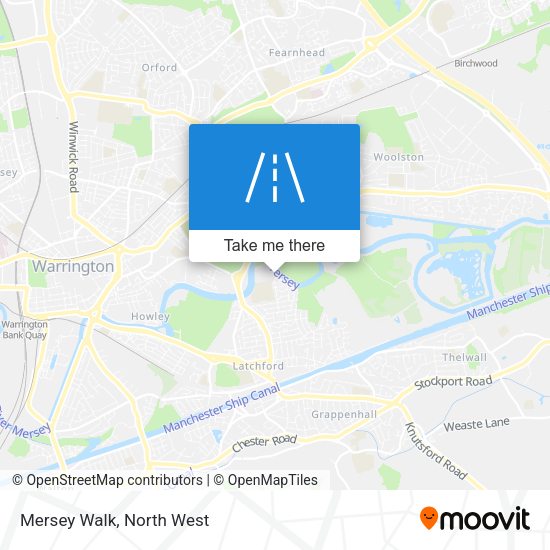 Mersey Walk map