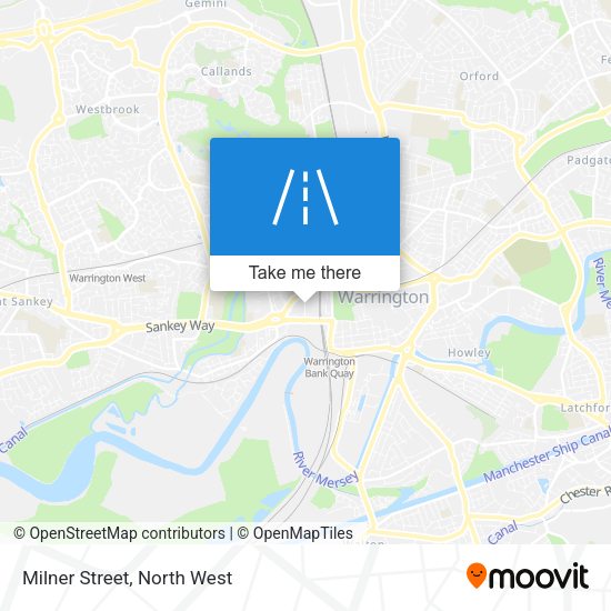 Milner Street map