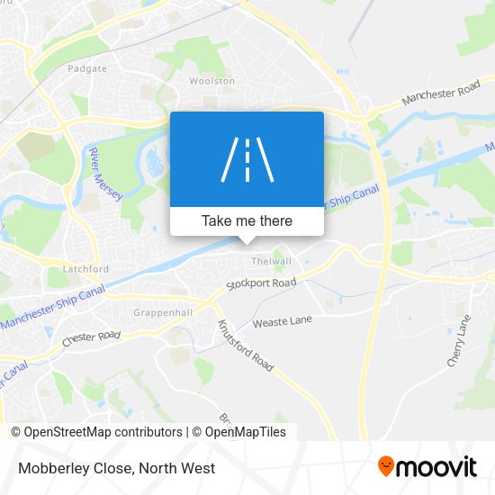 Mobberley Close map