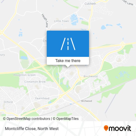 Montcliffe Close map