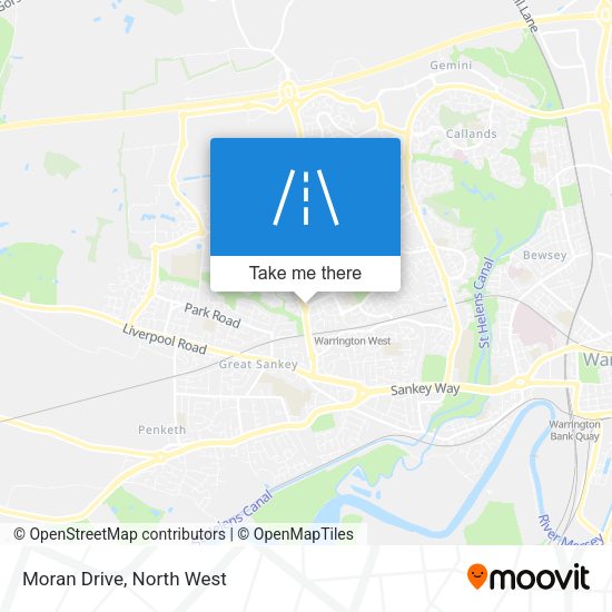 Moran Drive map
