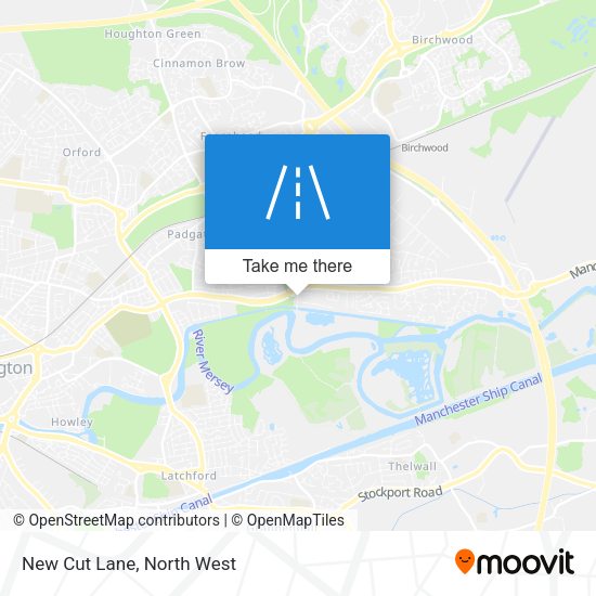 New Cut Lane map