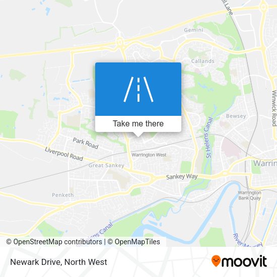 Newark Drive map