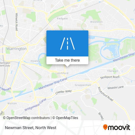 Newman Street map