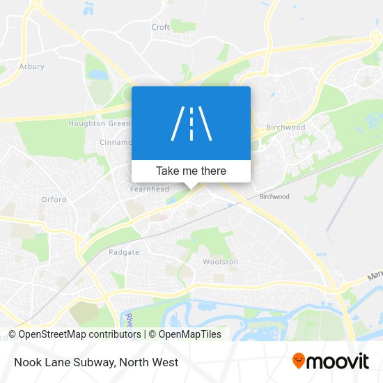 Nook Lane Subway map