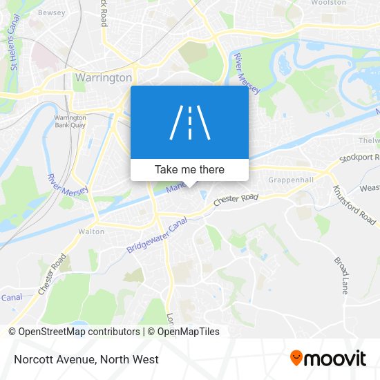 Norcott Avenue map