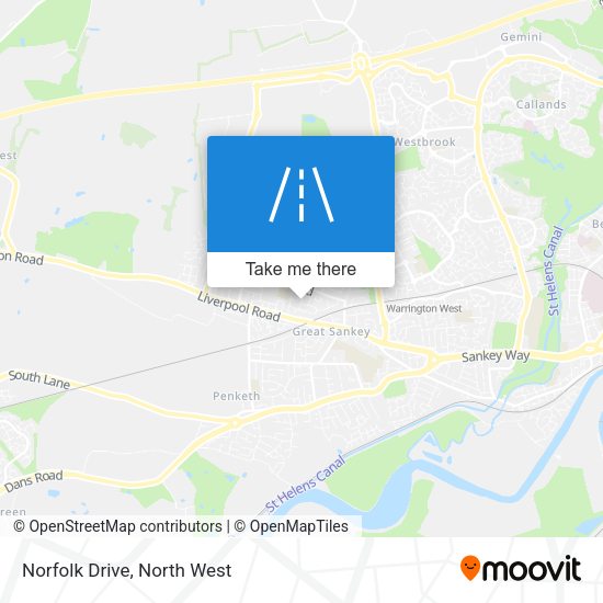 Norfolk Drive map