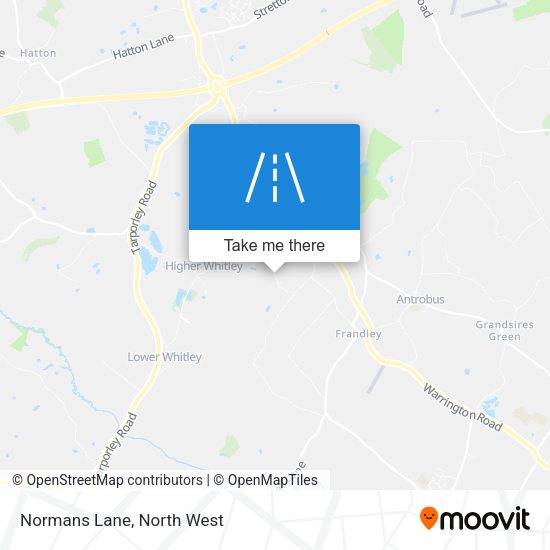 Normans Lane map