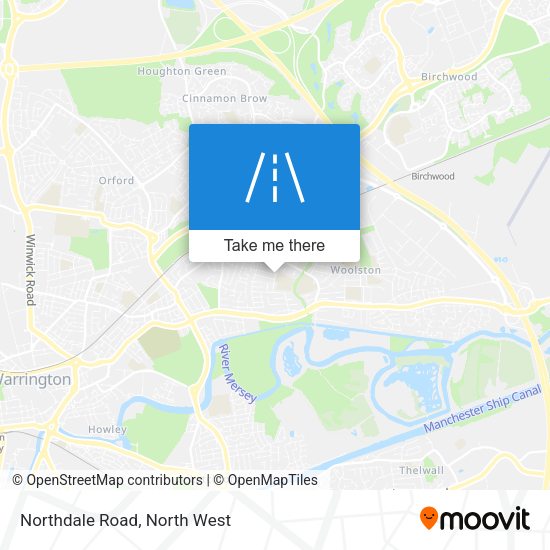 Northdale Road map