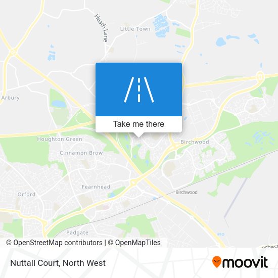 Nuttall Court map