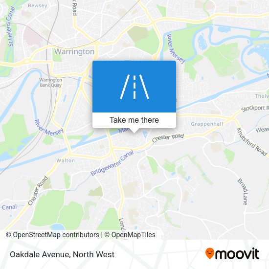 Oakdale Avenue map