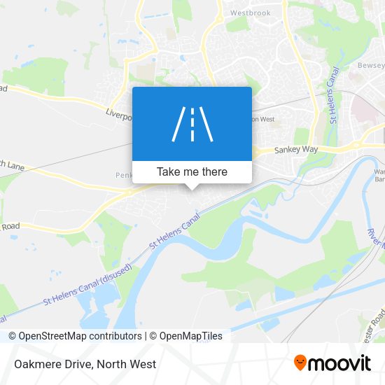 Oakmere Drive map
