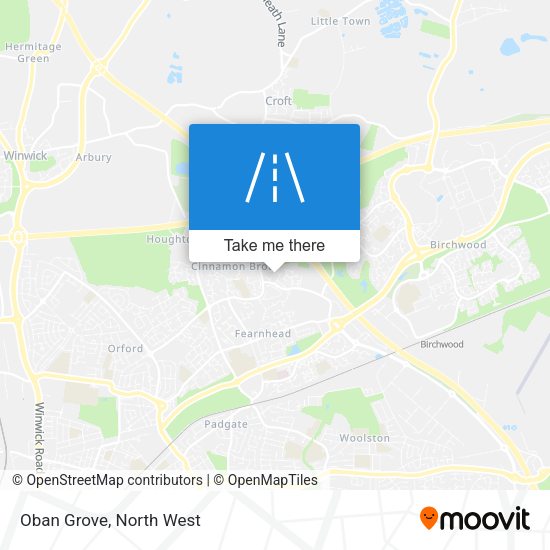 Oban Grove map