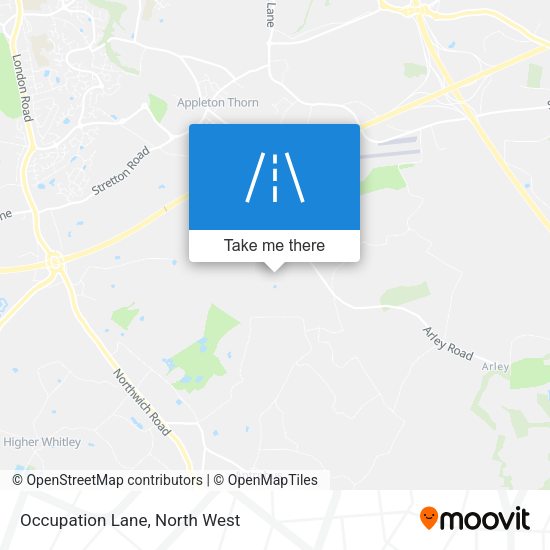 Occupation Lane map
