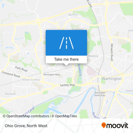 Ohio Grove map