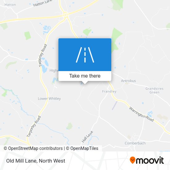 Old Mill Lane map