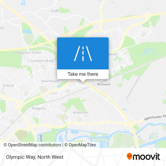 Olympic Way map