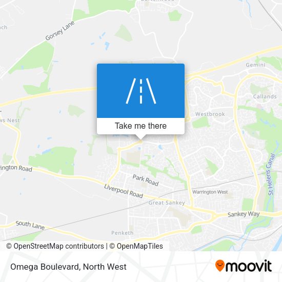 Omega Boulevard map