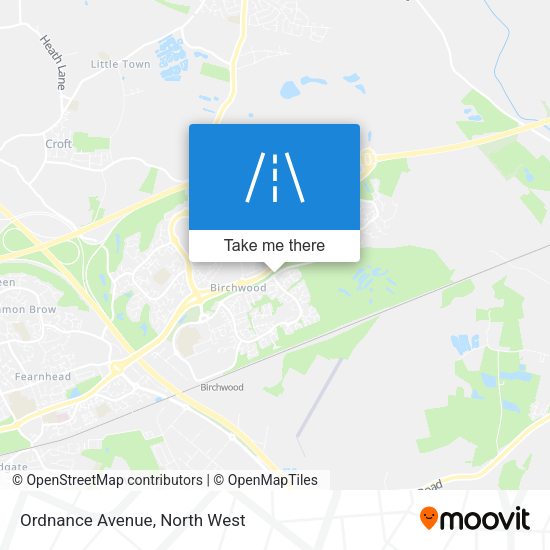 Ordnance Avenue map