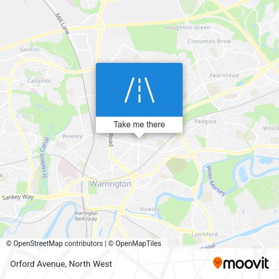 Orford Avenue map