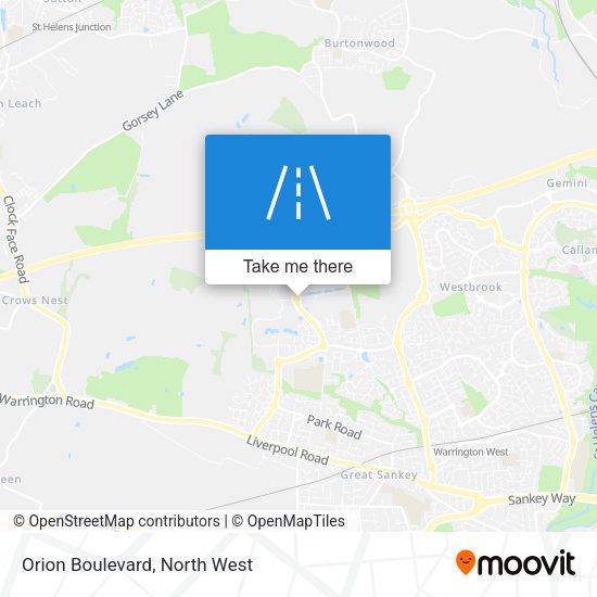 Orion Boulevard map