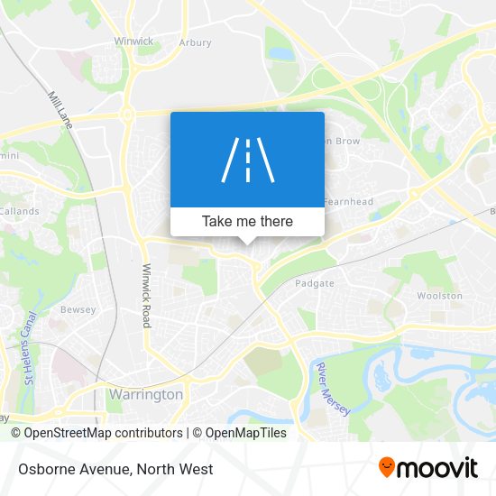 Osborne Avenue map