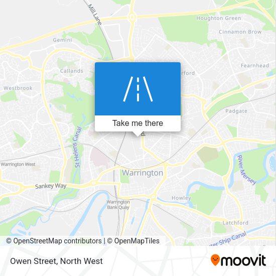 Owen Street map
